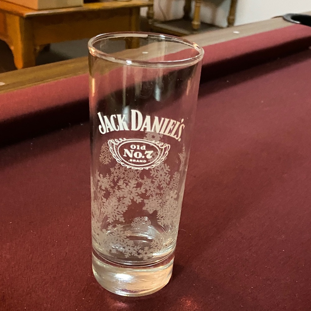 Jack Daniels Clear Tall Glass